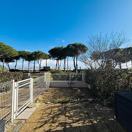 Sur - T2 En Rez De Jardin - Vue - Fr-1-309-493 * Argeles-sur-Mer